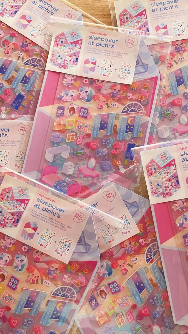 Pichi & Rika DIY Print + Sticker Set