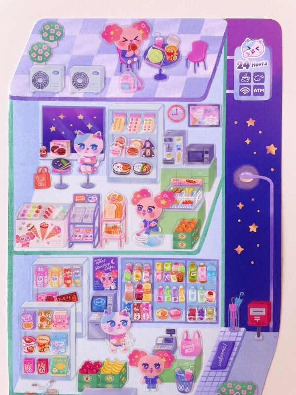 Pichi & Rika DIY Print + Sticker Set