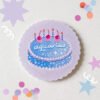 Astrology Birthday Cake Card