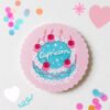 Astrology Birthday Cake Card