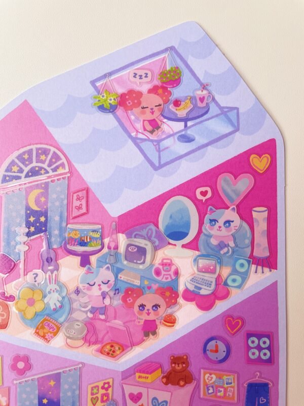 Pichi & Rika DIY Print + Sticker Set