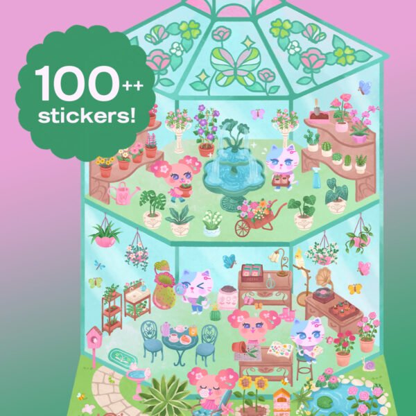 Gardening Girlies DIY Print + Sticker Set