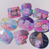 Pichi & Rika Premium Holographic Stickers