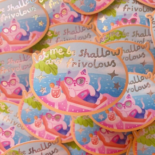Holo - Frivolous Pichi & Rika Premium Holographic Stickers