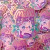 Holo - Mall Gurl Pichi & Rika Premium Holographic Stickers