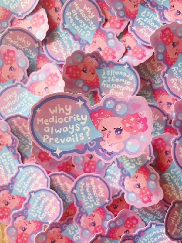Jumbo - Mediocrity Pichi & Rika Jumbo Glitter Stickers