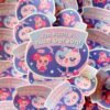 Jumbo - Nice Person Pichi & Rika Jumbo Glitter Stickers