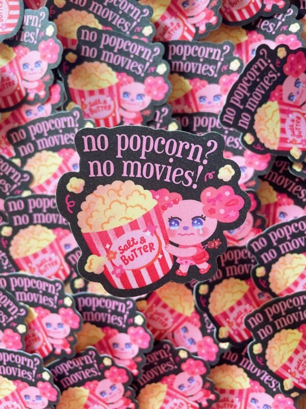 Jumbo - No Popcorn Pichi & Rika Jumbo Glitter Stickers