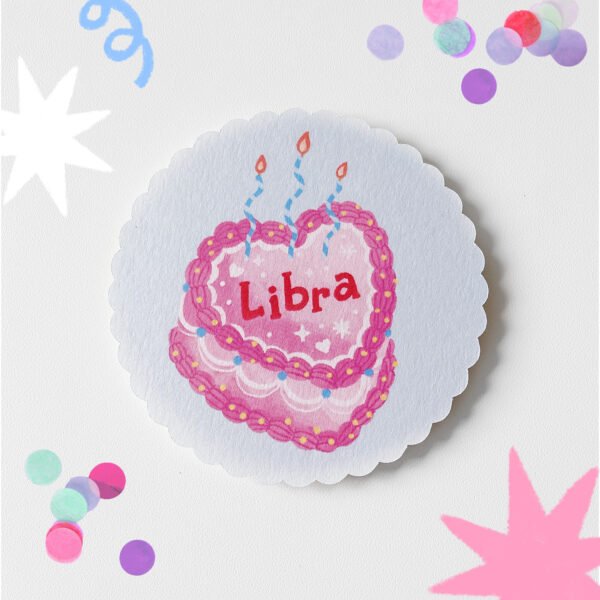 Astrology Birthday Cake Card