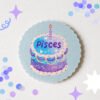 Astrology Birthday Cake Card