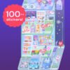 Kawaii Konbini DIY Print + Sticker Set