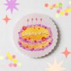 Astrology Birthday Cake Card