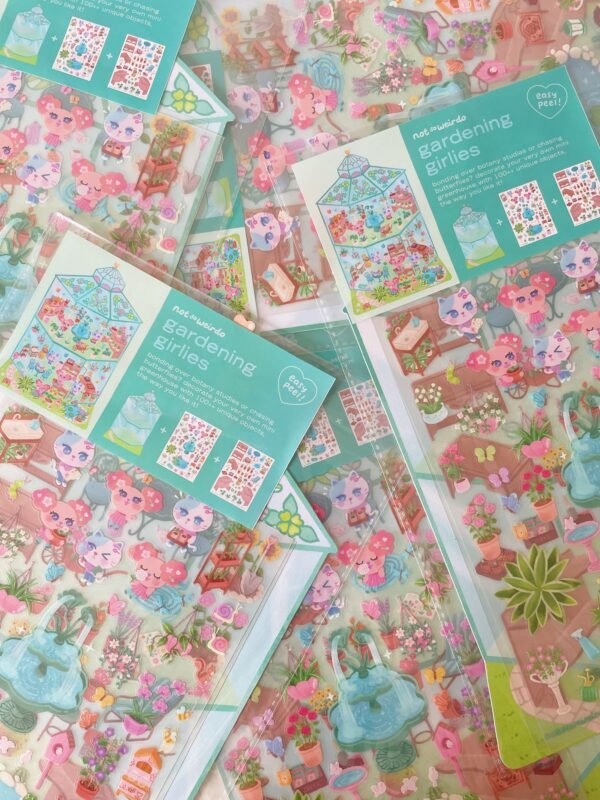 Gardening Girlies DIY Print + Sticker Set