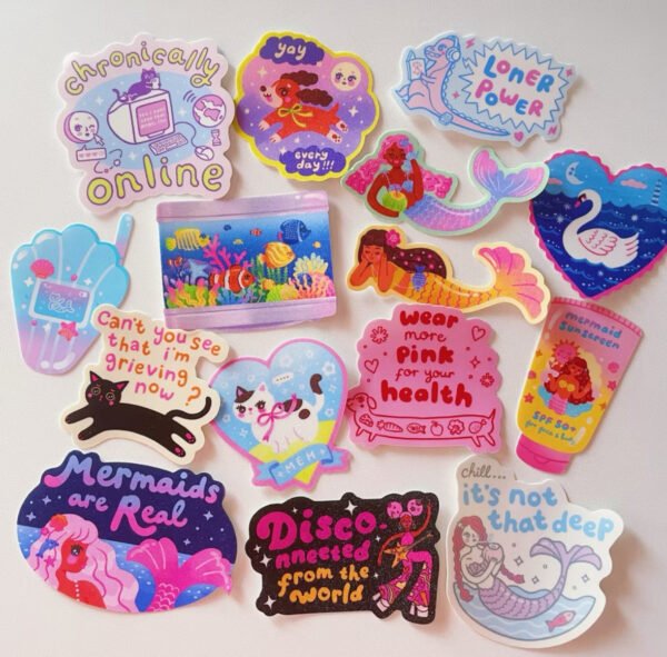 Assorted Die Cut Stickers